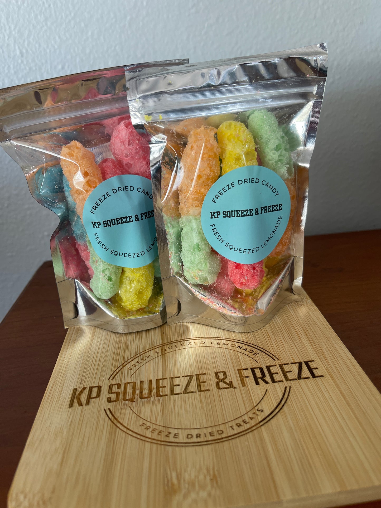 Freeze-Dried Sour Gummy Worms (Sour Puff Daddies)