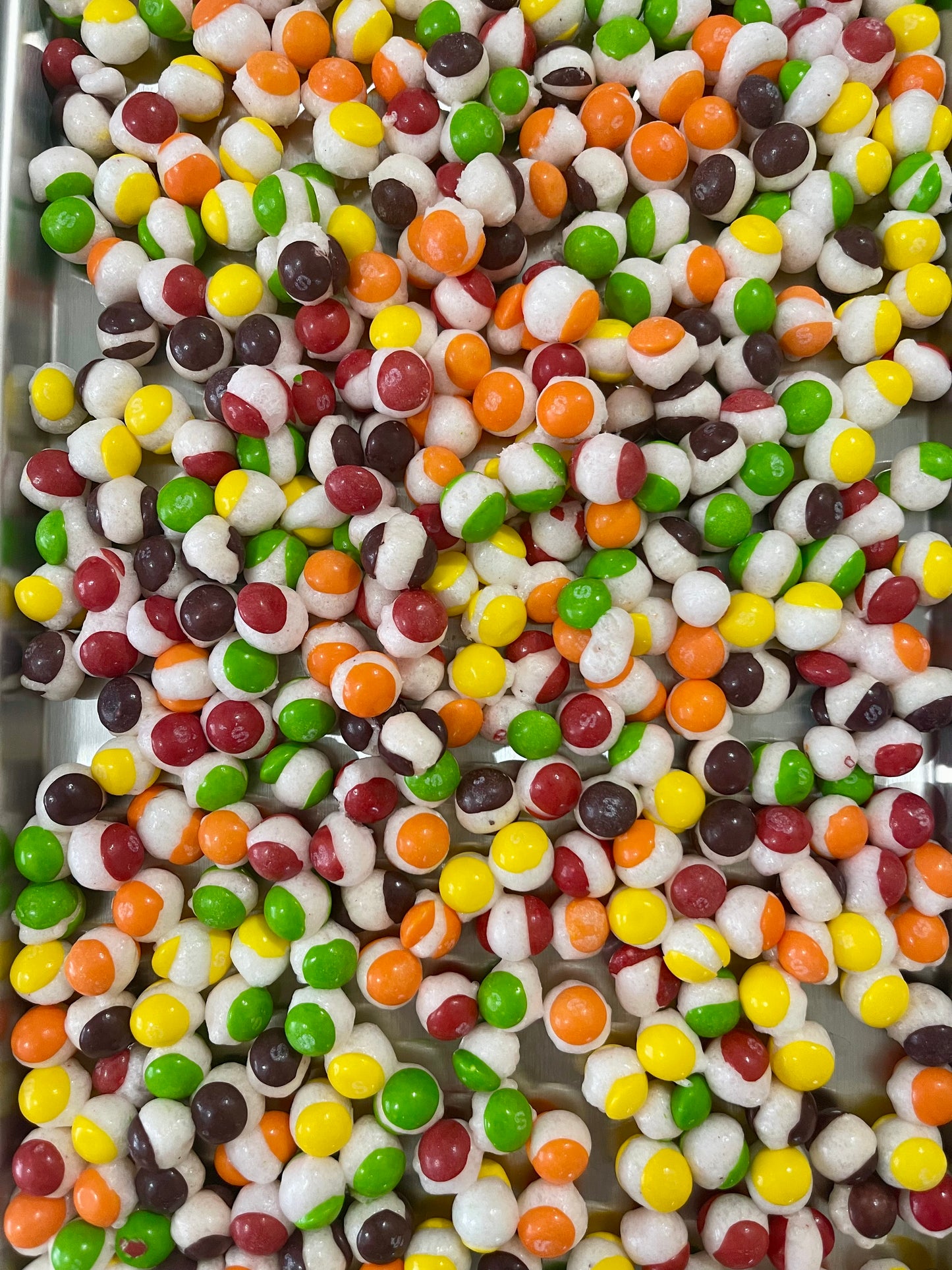 Freeze-Dried Skittles (Rainbow Puffs)