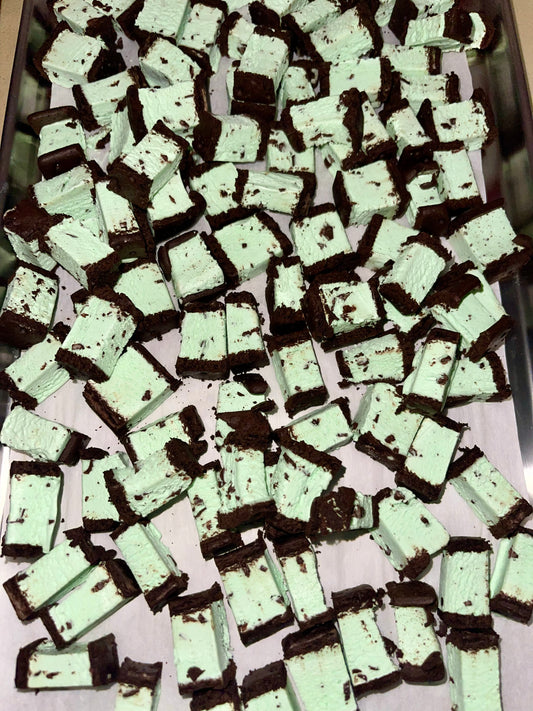 Freeze-Dried Mint Chocolate Chip Ice Cream Bites