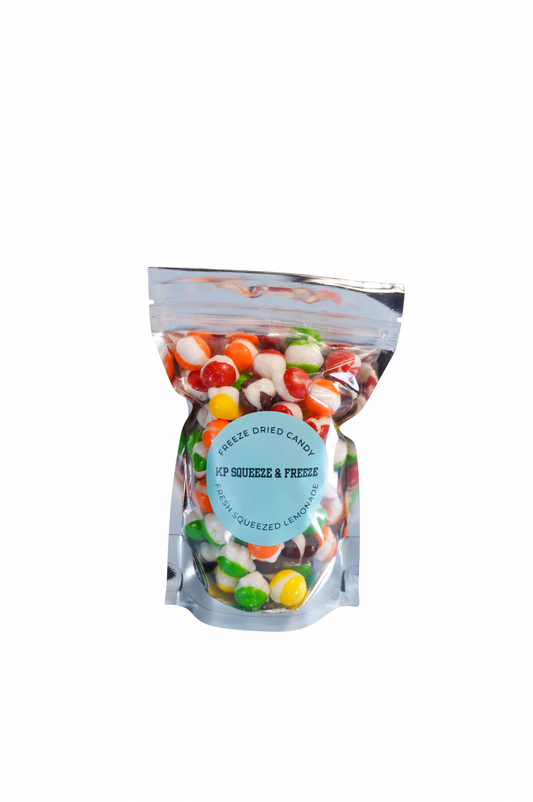 Freeze-Dried Tropical Berry Skittles (Tropical Berry Rainbow Puffs)
